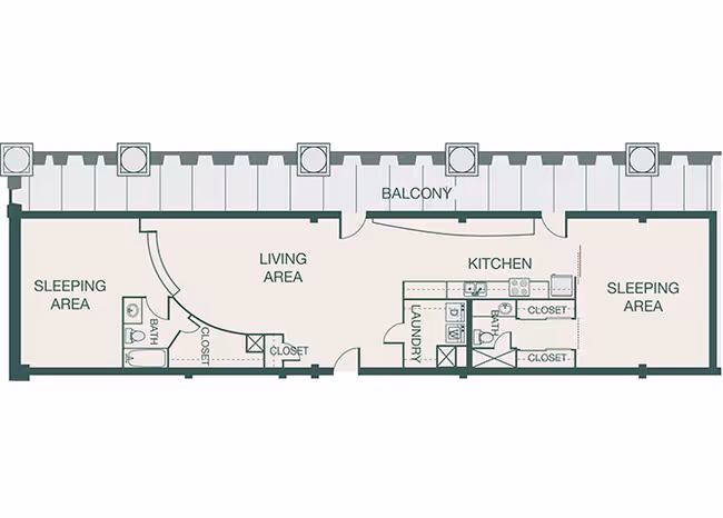 B4 (Penthouse 9) 1806 floor plan